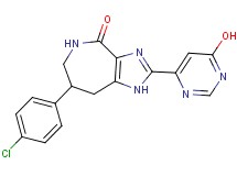 7-(4-chlorophenyl)-2-(6-hydroxypyrimidin-4-yl)-5,6,7,8-tetrahydroimidazo[4,5-c]azepin-4(1H)-one