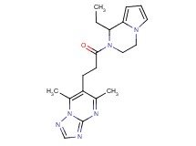 6-[3-(1-ethyl-3,4-dihydropyrrolo[1,2-a]pyrazin-2(1H)-yl)-3-oxopropyl]-5,7-dimethyl[1,2,4]triazolo[1,5-a]pyrimidine