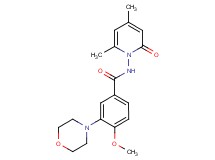N-(4,6-dimethyl-2-oxopyridin-1(2H)-yl)-4-methoxy-3-morpholin-4-ylbenzamide