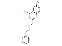 6-methyl-2-{[(2-pyridin-3-ylethyl)amino]methyl}quinolin-4-ol