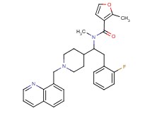 N-{2-(2-fluorophenyl)-1-[1-(8-quinolinylmethyl)-4-piperidinyl]ethyl}-N,2-dimethyl-3-furamide