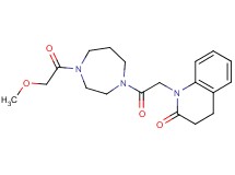 1-{2-[4-(methoxyacetyl)-1,4-diazepan-1-yl]-2-oxoethyl}-3,4-dihydroquinolin-2(1H)-one