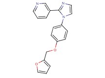 3-{1-[4-(2-furylmethoxy)phenyl]-1H-imidazol-2-yl}pyridine