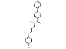 N-methyl-N-{3-[(4-methylphenyl)thio]propyl}-2-(3-pyridinyl)-5-pyrimidinecarboxamide