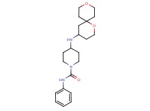 4-(1,9-dioxaspiro[5.5]undec-4-ylamino)-N-phenylpiperidine-1-carboxamide