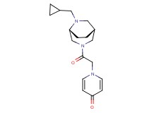 1-{2-[(1R*,5R*)-6-(cyclopropylmethyl)-3,6-diazabicyclo[3.2.2]non-3-yl]-2-oxoethyl}-4(1H)-pyridinone