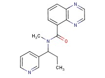 N-methyl-N-(1-pyridin-3-ylpropyl)quinoxaline-5-carboxamide