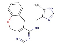 N-[(5-methyl-1H-imidazol-4-yl)methyl]-5,11-dihydro[1]benzoxepino[3,4-d]pyrimidin-4-amine