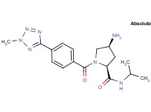 (4S)-4-amino-N-isopropyl-1-[4-(2-methyl-2H-tetrazol-5-yl)benzoyl]-L-prolinamide