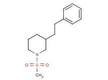 1-(methylsulfonyl)-3-(2-phenylethyl)piperidine