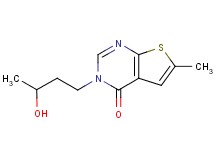 3-(3-hydroxybutyl)-6-methylthieno[2,3-d]pyrimidin-4(3H)-one