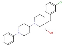 [3-(3-chlorobenzyl)-1'-phenyl-1,4'-bipiperidin-3-yl]methanol