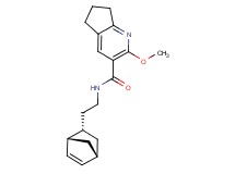 N-{2-[(1S*,2S*,4S*)-bicyclo[2.2.1]hept-5-en-2-yl]ethyl}-2-methoxy-6,7-dihydro-5H-cyclopenta[b]pyridine-3-carboxamide