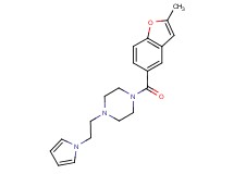 1-[(2-methyl-1-benzofuran-5-yl)carbonyl]-4-[2-(1H-pyrrol-1-yl)ethyl]piperazine