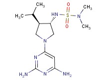 N'-[(3S*,4R*)-1-(2,6-diamino-4-pyrimidinyl)-4-isopropyl-3-pyrrolidinyl]-N,N-dimethylsulfamide