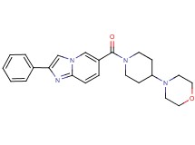 6-[(4-morpholin-4-ylpiperidin-1-yl)carbonyl]-2-phenylimidazo[1,2-a]pyridine