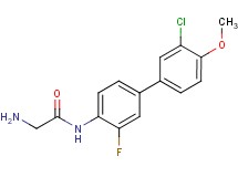 2-amino-N-(3'-chloro-3-fluoro-4'-methoxybiphenyl-4-yl)acetamide