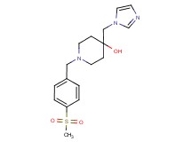 4-(1H-imidazol-1-ylmethyl)-1-[4-(methylsulfonyl)benzyl]piperidin-4-ol