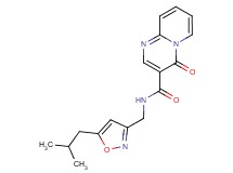 N-[(5-isobutylisoxazol-3-yl)methyl]-4-oxo-4H-pyrido[1,2-a]pyrimidine-3-carboxamide