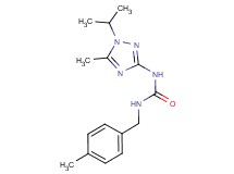 N-(1-isopropyl-5-methyl-1H-1,2,4-triazol-3-yl)-N'-(4-methylbenzyl)urea
