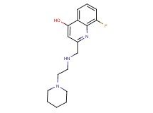 8-fluoro-2-{[(2-piperidin-1-ylethyl)amino]methyl}quinolin-4-ol
