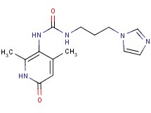 N-(2,4-dimethyl-6-oxo-1,6-dihydropyridin-3-yl)-N'-[3-(1H-imidazol-1-yl)propyl]urea
