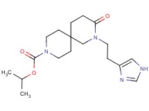 isopropyl 2-[2-(1H-imidazol-4-yl)ethyl]-3-oxo-2,9-diazaspiro[5.5]undecane-9-carboxylate