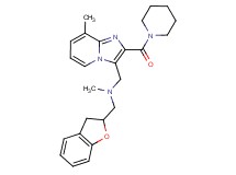 (2,3-dihydro-1-benzofuran-2-ylmethyl)methyl{[8-methyl-2-(1-piperidinylcarbonyl)imidazo[1,2-a]pyridin-3-yl]methyl}amine