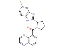 5-{[2-(5-fluoro-1H-benzimidazol-2-yl)-1-pyrrolidinyl]carbonyl}quinoxaline