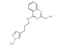 (4-{[3-(1-methyl-1H-pyrazol-4-yl)propyl]amino}quinazolin-2-yl)methanol