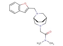 2-[(1S*,5R*)-6-(1-benzofuran-2-ylmethyl)-3,6-diazabicyclo[3.2.2]non-3-yl]-N,N-dimethylacetamide