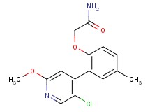 2-[2-(5-chloro-2-methoxypyridin-4-yl)-4-methylphenoxy]acetamide