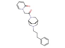1-{2-oxo-2-[(1S*,5R*)-3-(3-phenylpropyl)-3,6-diazabicyclo[3.2.2]non-6-yl]ethyl}pyridin-2(1H)-one