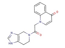 1-[2-oxo-2-(1,4,6,7-tetrahydro-5H-imidazo[4,5-c]pyridin-5-yl)ethyl]quinolin-4(1H)-one