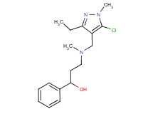 3-[[(5-chloro-3-ethyl-1-methyl-1H-pyrazol-4-yl)methyl](methyl)amino]-1-phenylpropan-1-ol