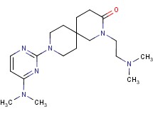 2-[2-(dimethylamino)ethyl]-9-[4-(dimethylamino)pyrimidin-2-yl]-2,9-diazaspiro[5.5]undecan-3-one