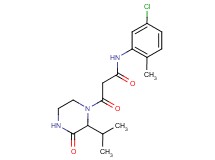 N-(5-chloro-2-methylphenyl)-3-(2-isopropyl-3-oxopiperazin-1-yl)-3-oxopropanamide