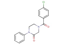 4-(4-chlorobenzoyl)-1-phenyl-2-piperazinone