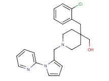 (4-(2-chlorobenzyl)-1-{[1-(2-pyridinyl)-1H-pyrrol-2-yl]methyl}-4-piperidinyl)methanol
