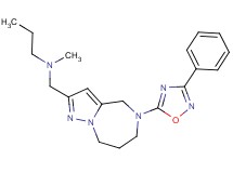 N-methyl-N-{[5-(3-phenyl-1,2,4-oxadiazol-5-yl)-5,6,7,8-tetrahydro-4H-pyrazolo[1,5-a][1,4]diazepin-2-yl]methyl}-1-propanamine