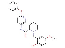 1-(2-hydroxy-5-methoxybenzyl)-N-(6-phenoxy-3-pyridinyl)-2-piperidinecarboxamide