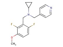 N-(2,6-difluoro-3-methoxybenzyl)-N-(pyridin-4-ylmethyl)cyclopropanamine