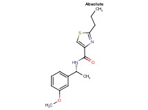N-[(1R)-1-(3-methoxyphenyl)ethyl]-2-propyl-1,3-thiazole-4-carboxamide