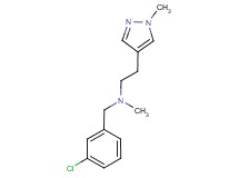 (3-chlorobenzyl)methyl[2-(1-methyl-1H-pyrazol-4-yl)ethyl]amine
