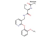 (2R)-2-(acetylamino)-N-{[2-(2-methoxyphenoxy)pyridin-3-yl]methyl}butanamide
