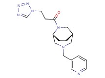 (1S*,5R*)-3-(pyridin-3-ylmethyl)-6-[3-(1H-tetrazol-1-yl)propanoyl]-3,6-diazabicyclo[3.2.2]nonane