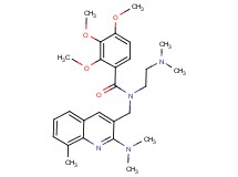N-[2-(dimethylamino)ethyl]-N-{[2-(dimethylamino)-8-methyl-3-quinolinyl]methyl}-2,3,4-trimethoxybenzamide