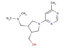 [(3R*,4R*)-4-[(dimethylamino)methyl]-1-(6-methylpyrimidin-4-yl)pyrrolidin-3-yl]methanol
