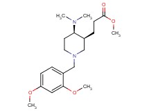 methyl 3-[(3S*,4R*)-1-(2,4-dimethoxybenzyl)-4-(dimethylamino)-3-piperidinyl]propanoate