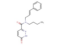 N-butyl-6-oxo-N-[(2E)-3-phenylprop-2-en-1-yl]-1,6-dihydropyridazine-3-carboxamide